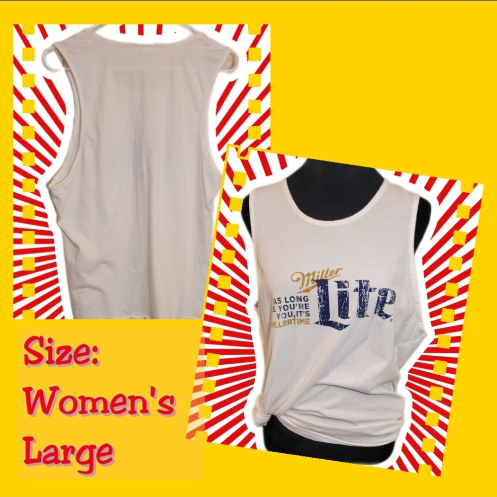 Miller Lite muscle shirt unisex